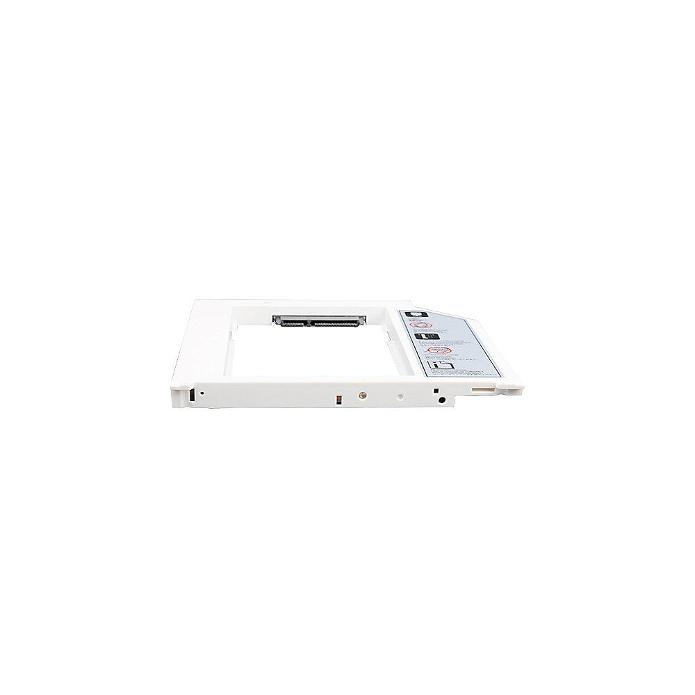 SilverStone SST-TS08 Auswechselbarer optischer Laufwerksschacht für 2,5“ SSD/HDD, SilverStone, SST-TS08, Auswechselbarer, optischer, Laufwerksschacht, 2,5“, SSD/HDD