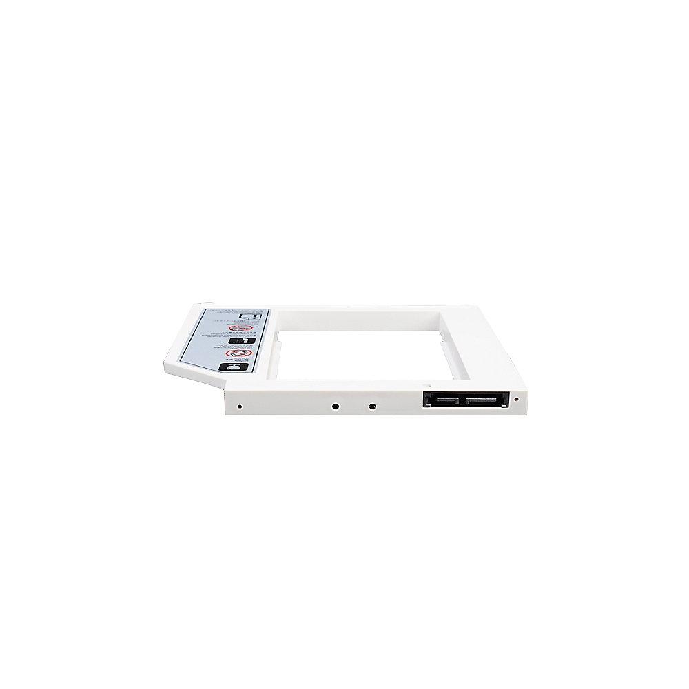 SilverStone SST-TS08 Auswechselbarer optischer Laufwerksschacht für 2,5“ SSD/HDD, SilverStone, SST-TS08, Auswechselbarer, optischer, Laufwerksschacht, 2,5“, SSD/HDD