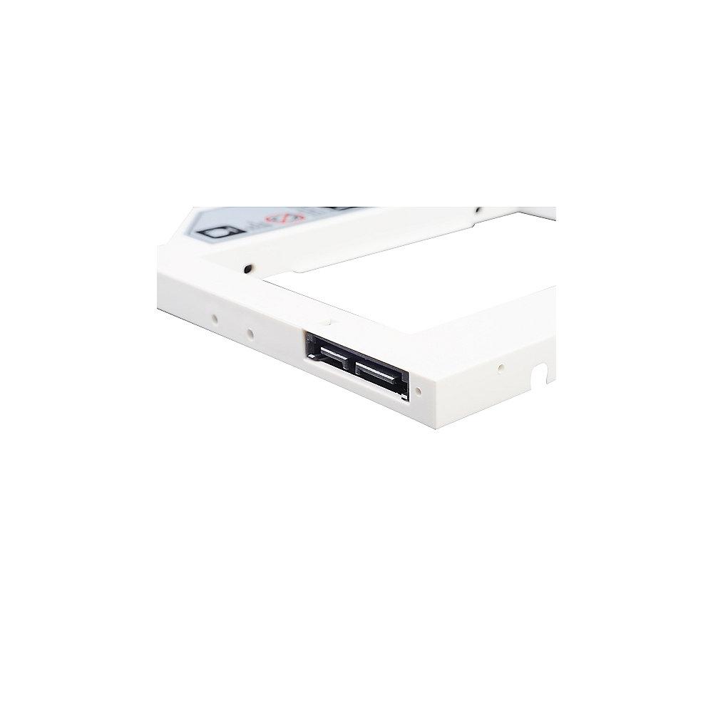 SilverStone SST-TS08 Auswechselbarer optischer Laufwerksschacht für 2,5“ SSD/HDD, SilverStone, SST-TS08, Auswechselbarer, optischer, Laufwerksschacht, 2,5“, SSD/HDD