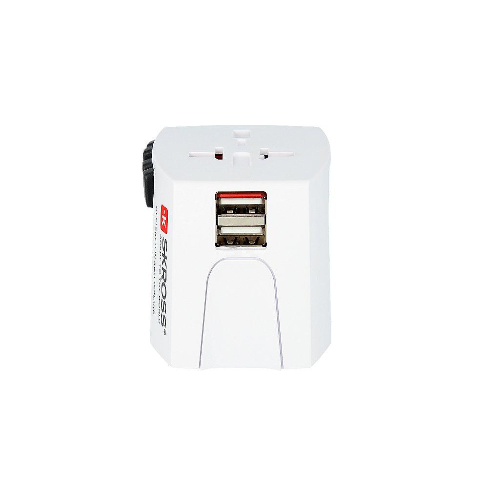 SKROSS World Adapter MUV USB 2-polig (2.5A) Reiseadapter, SKROSS, World, Adapter, MUV, USB, 2-polig, 2.5A, Reiseadapter