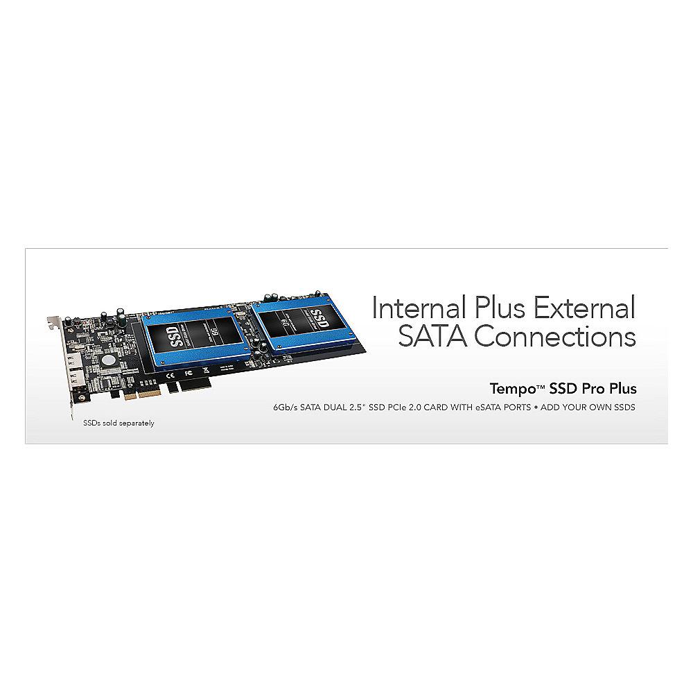 Sonnet Tempo SSD Pro Plus 6Gb/s SATA PCIe 2.0 Drive Card for SSDs, Sonnet, Tempo, SSD, Pro, Plus, 6Gb/s, SATA, PCIe, 2.0, Drive, Card, SSDs