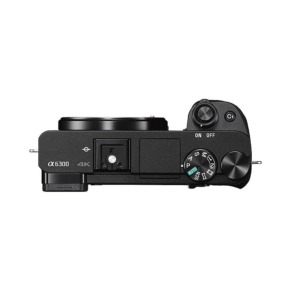 Sony Alpha 6300 Kit 50mm f/1.8 OSS Systemkamera (SEL-50F18), Sony, Alpha, 6300, Kit, 50mm, f/1.8, OSS, Systemkamera, SEL-50F18,