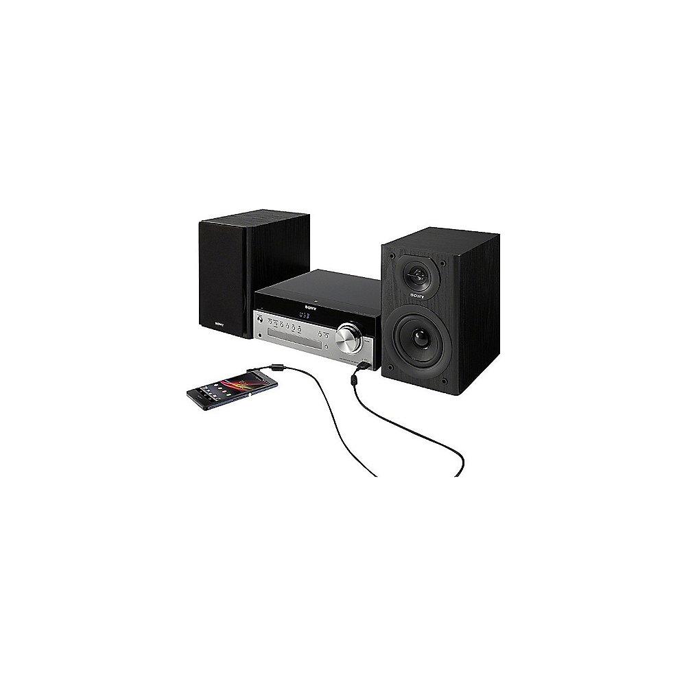 SONY CMT-SBT100 Micro-Systemanlage mit Bluetooth und NFC silber/schwarz, SONY, CMT-SBT100, Micro-Systemanlage, Bluetooth, NFC, silber/schwarz