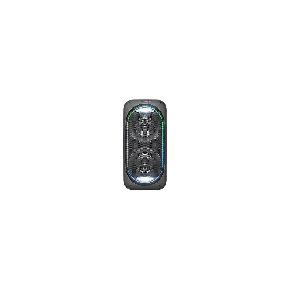 Sony GTK-XB60 Bluetooth-Lautsprecher(NFC, Akku) schwarz Leuchteffekt Party-Chain