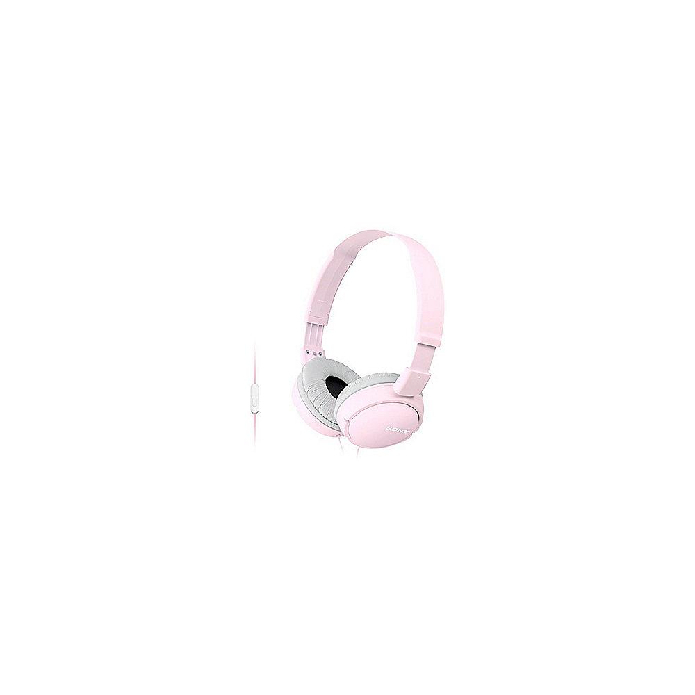 Sony MDR-ZX110AP On Ear Kopfhörer - Headsetfunktion faltbar Pink