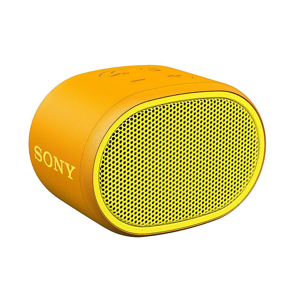 Sony SRS-XB01 tragbarer Bluetooth Lautspr. 6h Akku Spritzwassergesch. gelb