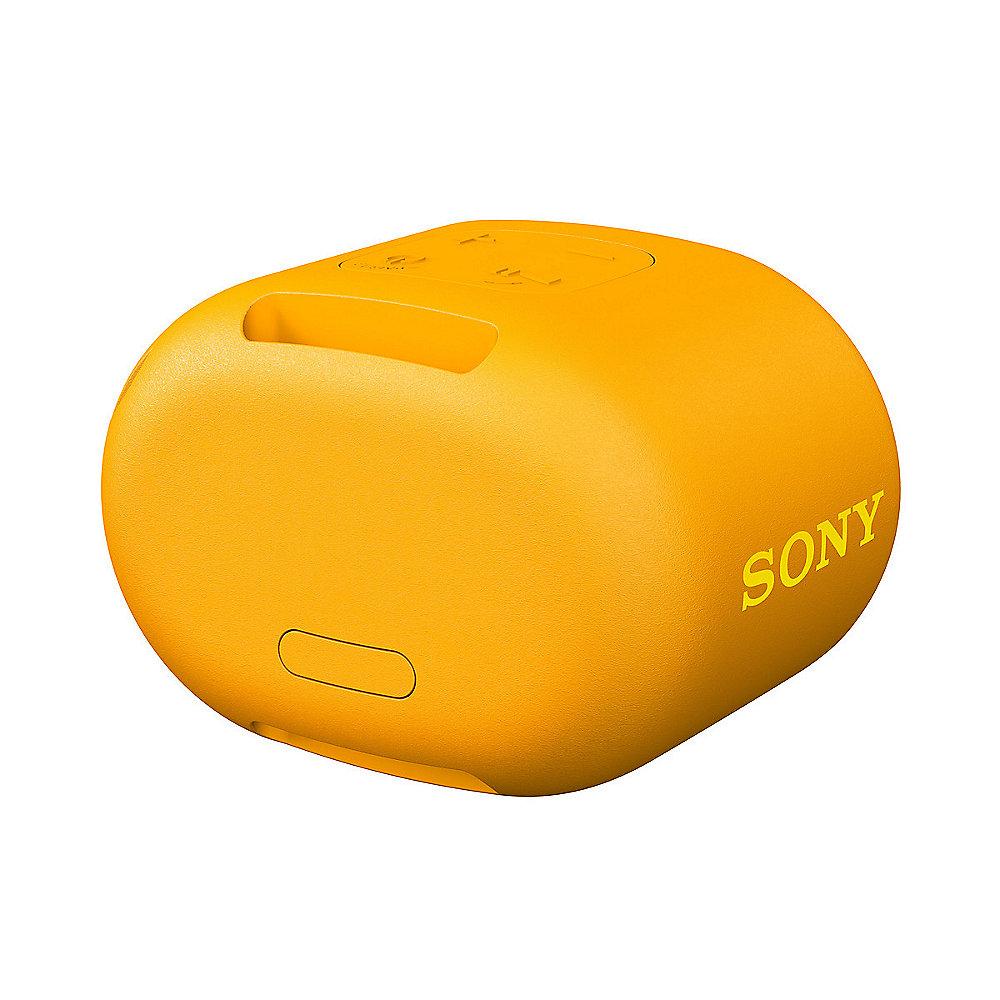 Sony SRS-XB01 tragbarer Bluetooth Lautspr. 6h Akku Spritzwassergesch. gelb