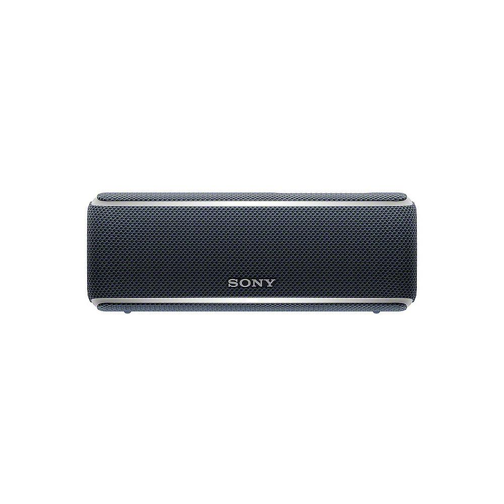 Sony SRS-XB21 tragbarer Lautsprecher (wasserabweisend, NFC, Bluetooth) schwarz