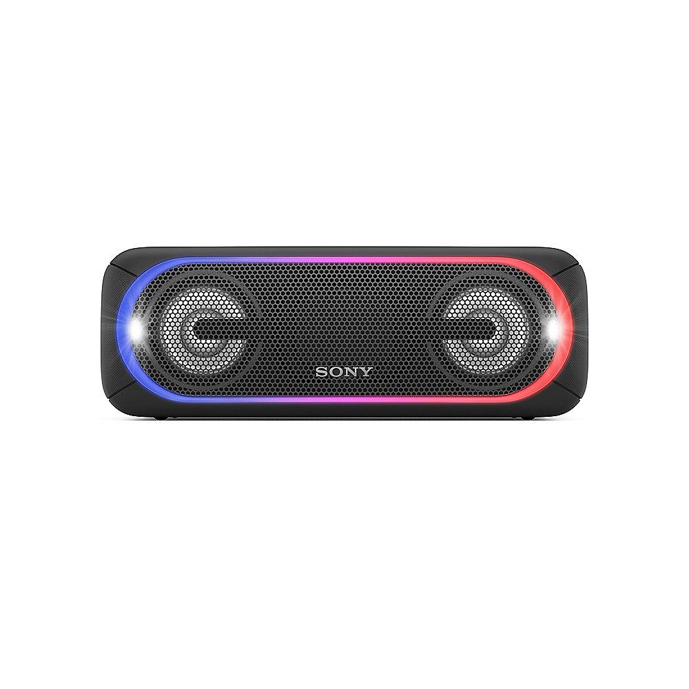 Sony SRS-XB40 tragbarer Lautsprecher (wasserabweisend, NFC, Bluetooth) schwarz