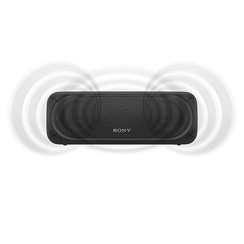 Sony SRS-XB40 tragbarer Lautsprecher (wasserabweisend, NFC, Bluetooth) schwarz