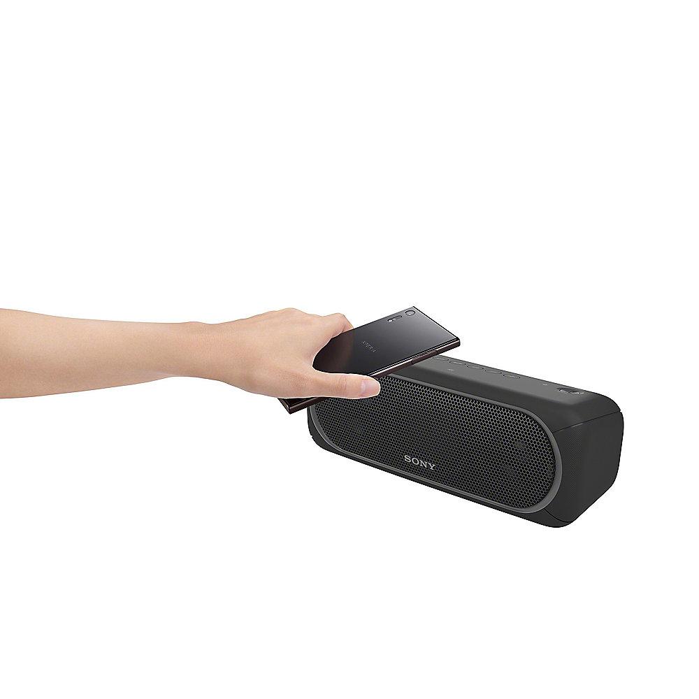 Sony SRS-XB40 tragbarer Lautsprecher (wasserabweisend, NFC, Bluetooth) schwarz