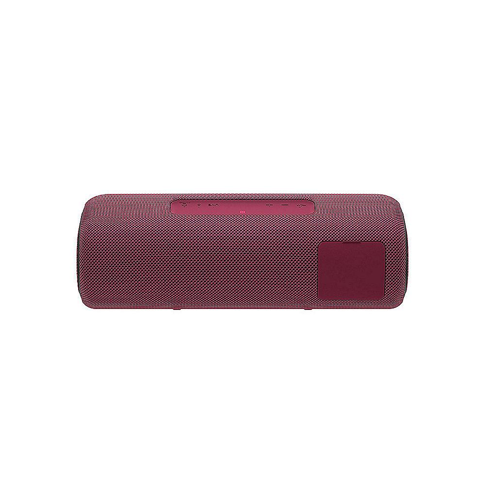 Sony SRS-XB41 tragbarer Lautsprecher (wasserabweisend, NFC, Bluetooth) rot