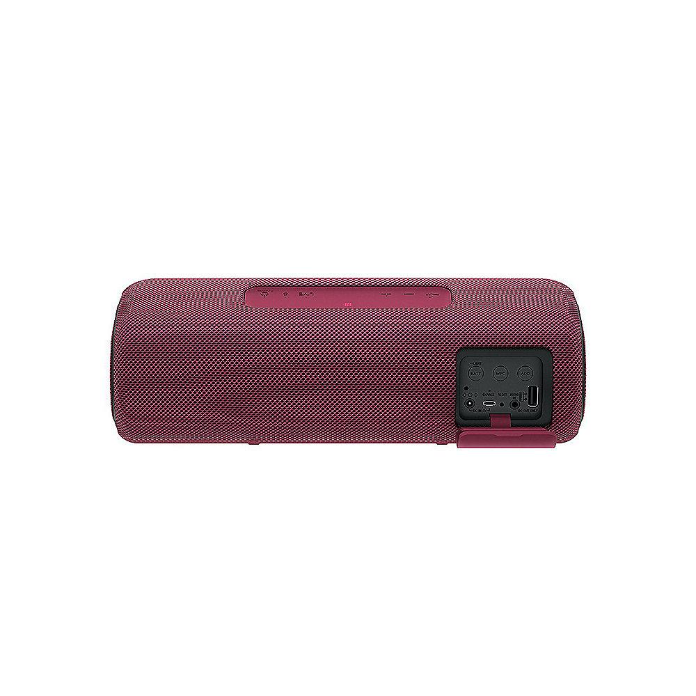 Sony SRS-XB41 tragbarer Lautsprecher (wasserabweisend, NFC, Bluetooth) rot, Sony, SRS-XB41, tragbarer, Lautsprecher, wasserabweisend, NFC, Bluetooth, rot