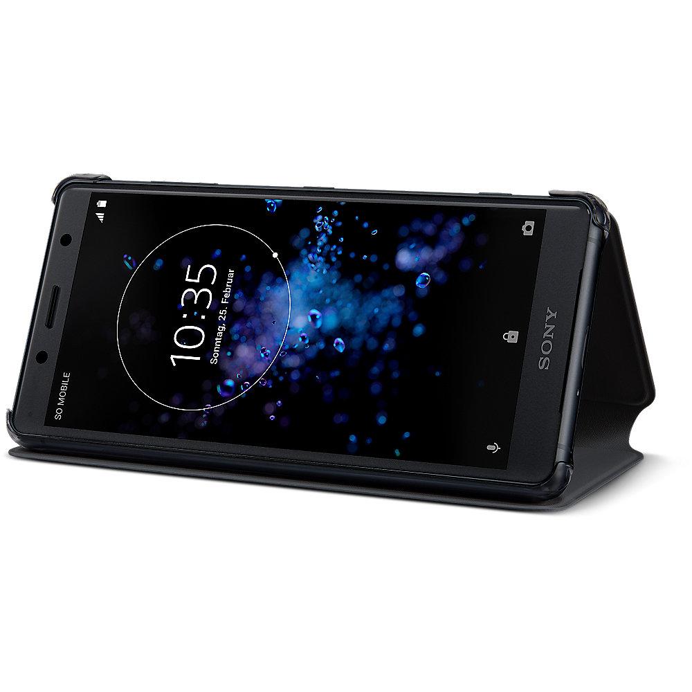 Sony XZ2 Compact - Style Cover Stand SCSH50, Black, Sony, XZ2, Compact, Style, Cover, Stand, SCSH50, Black
