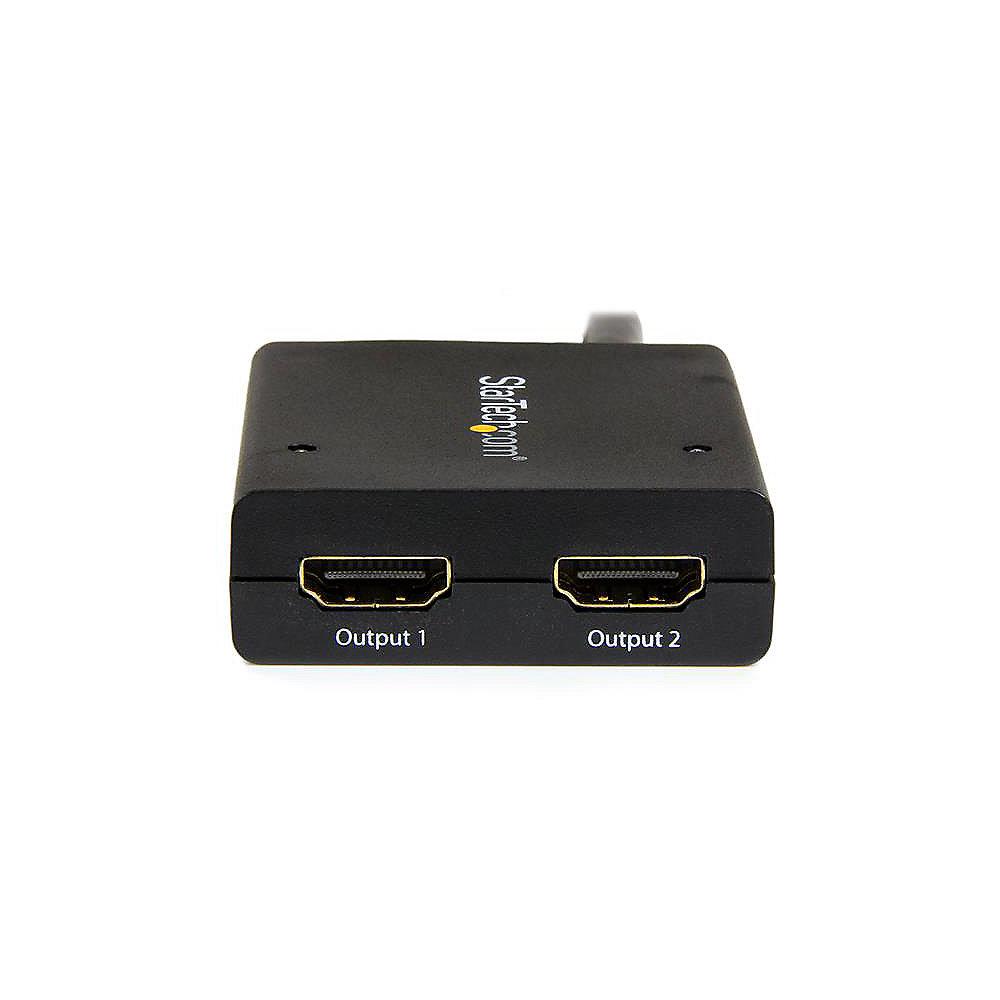 Startech 2-Port HDMI Video Splitter 4K schwarz