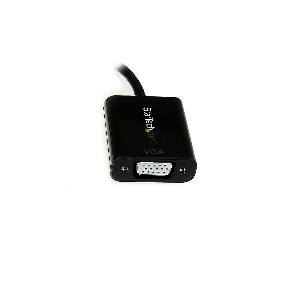Startech Displayport Adapter 0,1m DP zu VGA St./Bu. schwarz