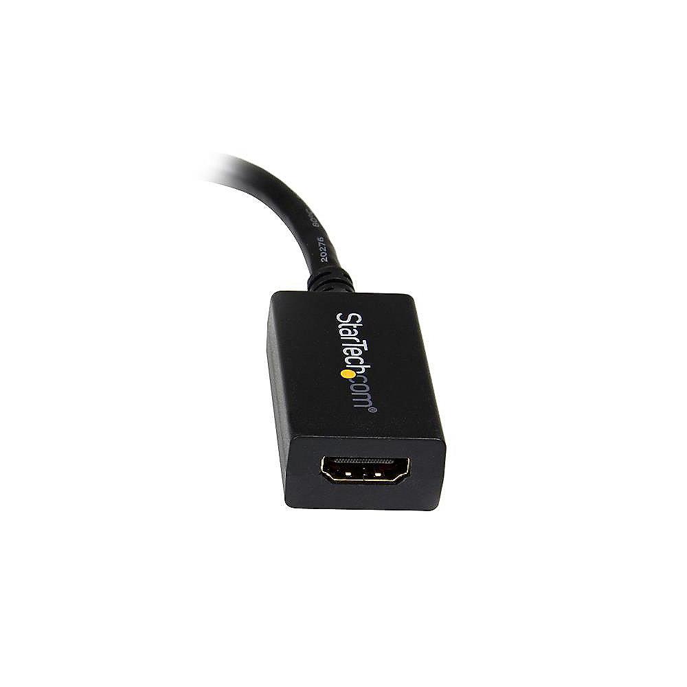 Startech Displayport Adapter 0,21m DP zu HDMI passiv St./Bu. schwarz