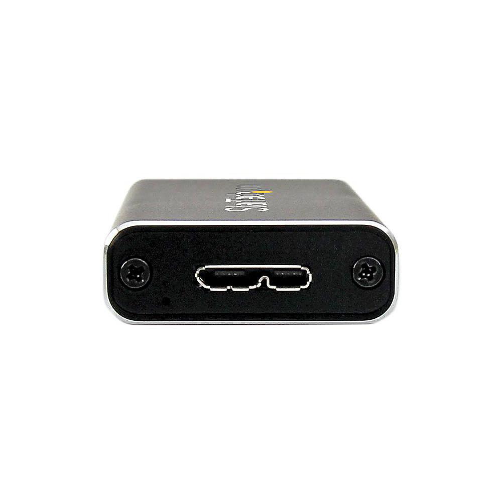 Startech Externes USB3.0 M.2 Festplattengehäuse für M.2 SATA/SSD UASP schwarz, Startech, Externes, USB3.0, M.2, Festplattengehäuse, M.2, SATA/SSD, UASP, schwarz