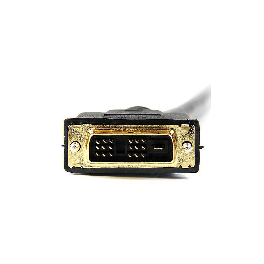 Startech HDMI zu DVI-D Kabel 1m Stecker/Stecker vergoldet schwarz