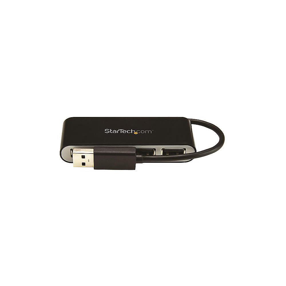 Startech USB 2.0 HUB 4-Port mobil schwarz