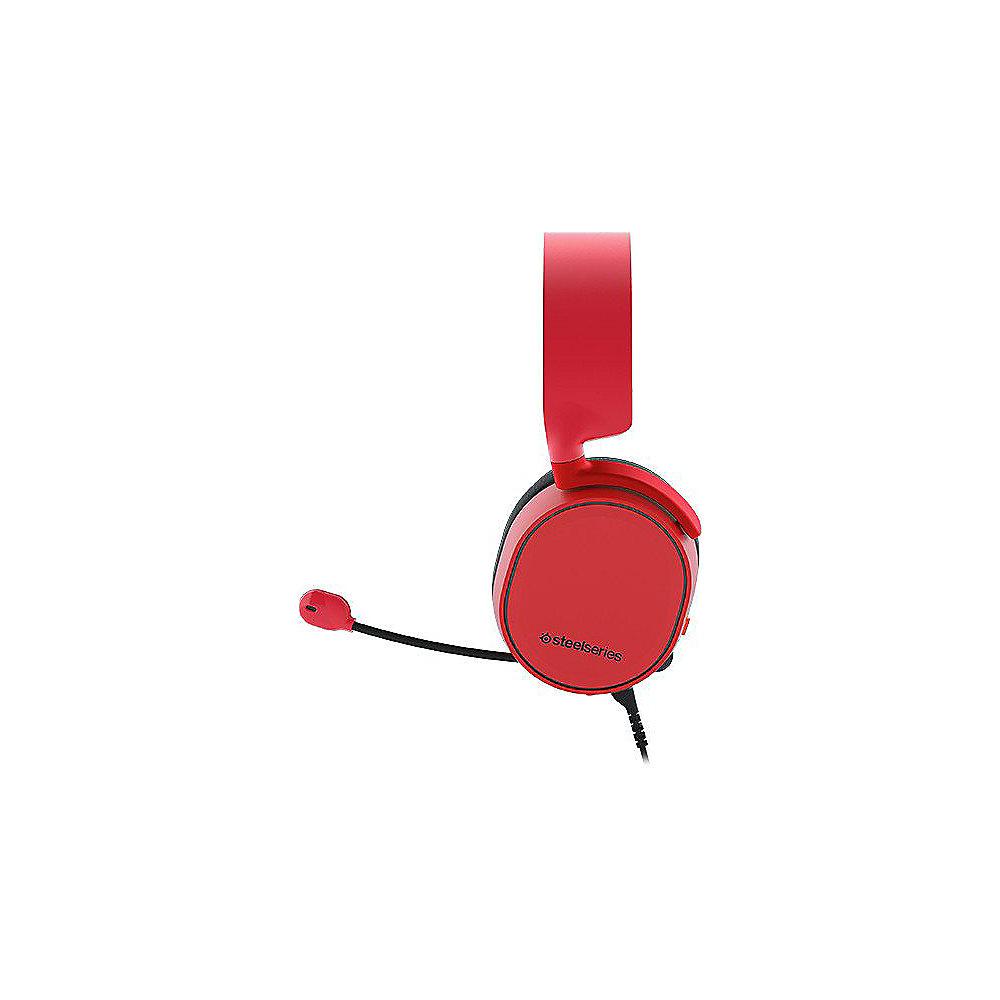 SteelSeries Arctis 3 kabelgebundenes 7.1 Gaming Headset solar rot