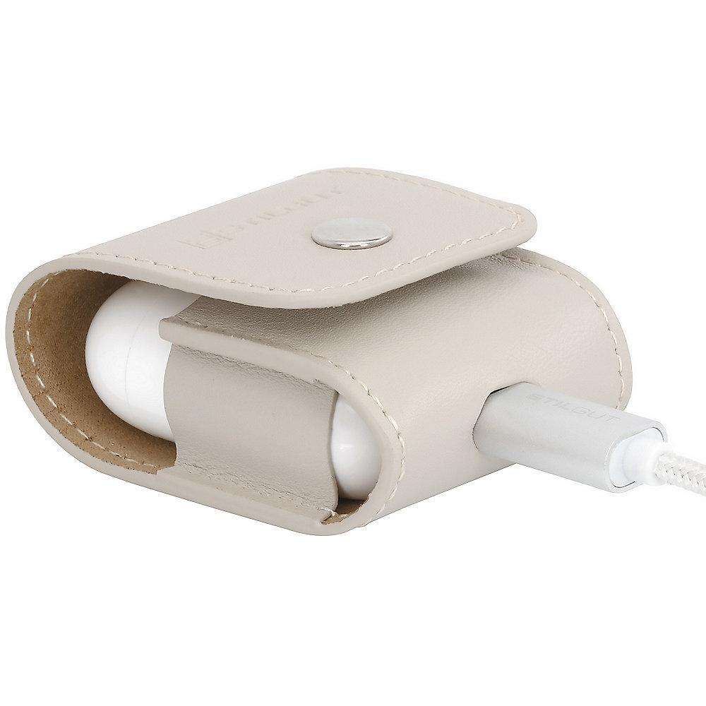 StilGut AirPod Case creme nappa