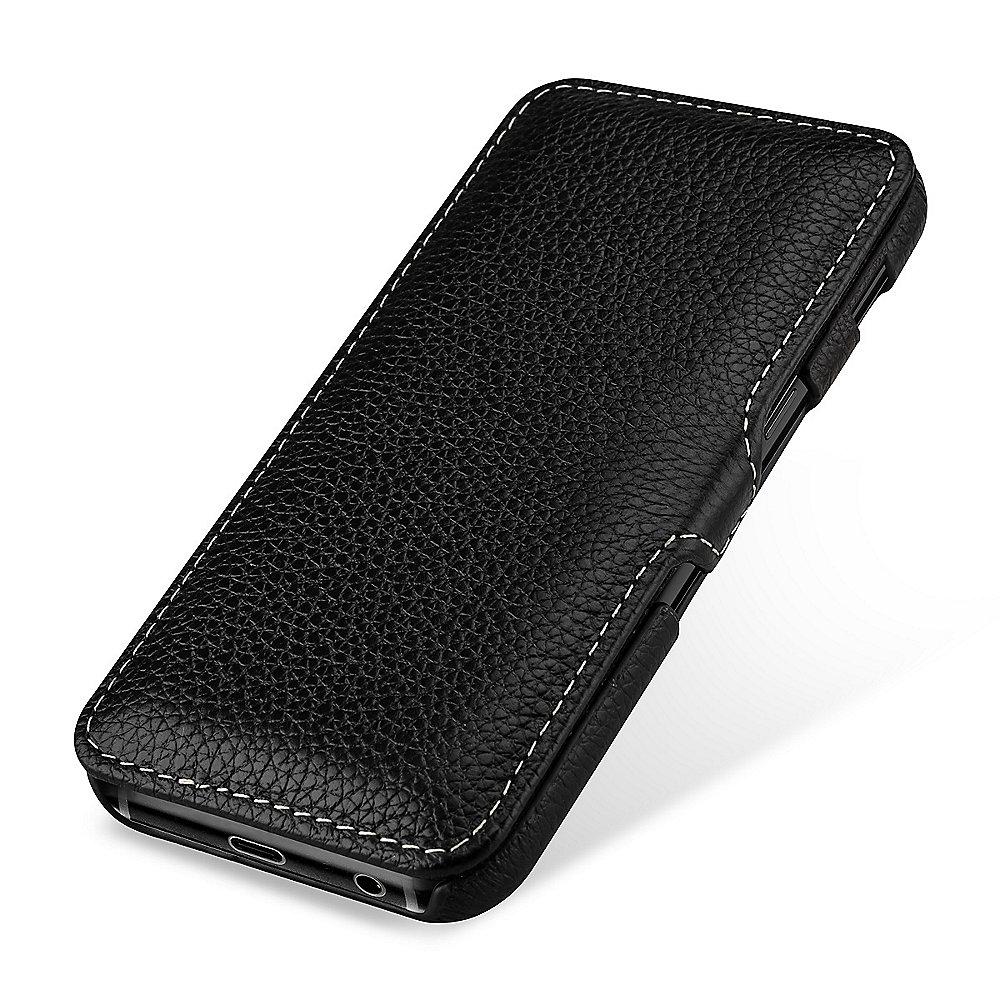 StilGut Book Type mit Clip für Samsung Galaxy A3 (2017) schwarz