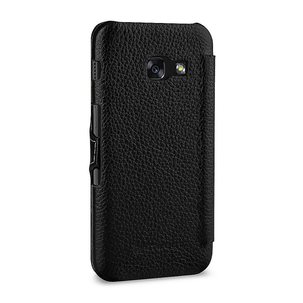 StilGut Book Type mit Clip für Samsung Galaxy A3 (2017) schwarz