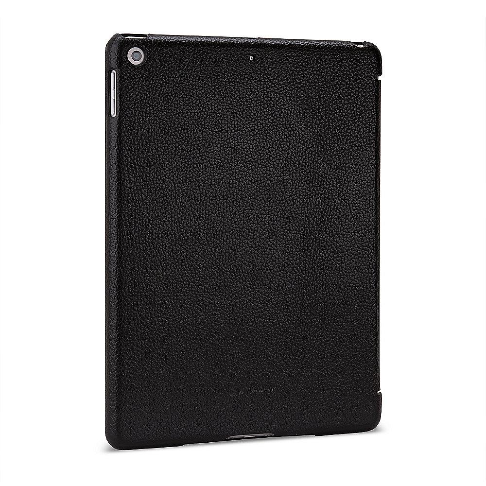 Stilgut Hülle Couverture aus Leder für Apple iPad 2017 (9.7''), schwarz
