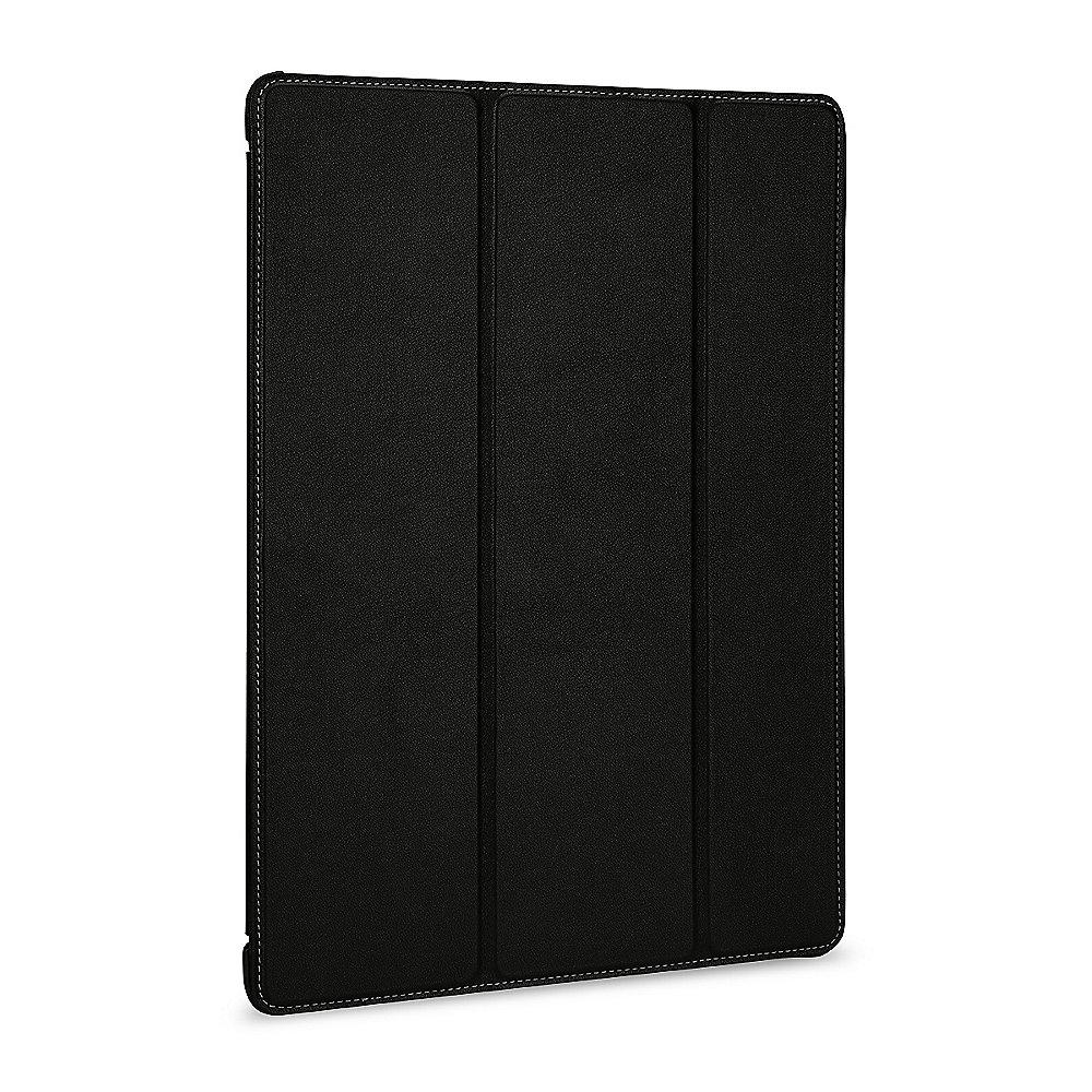 Stilgut Hülle Couverture für Apple iPad Pro 10.5 zoll (2017), schwarz nappa