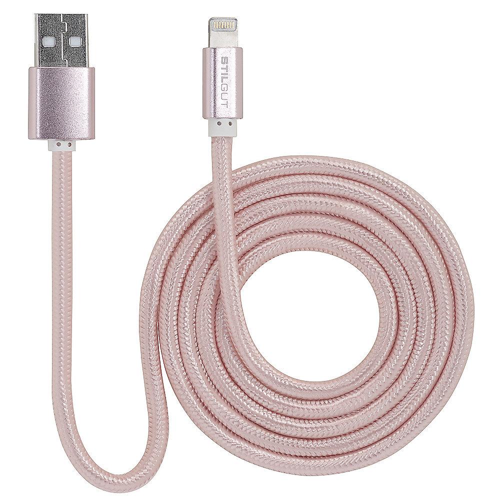 StilGut Premium-Lightning Kabel 2m, roségold