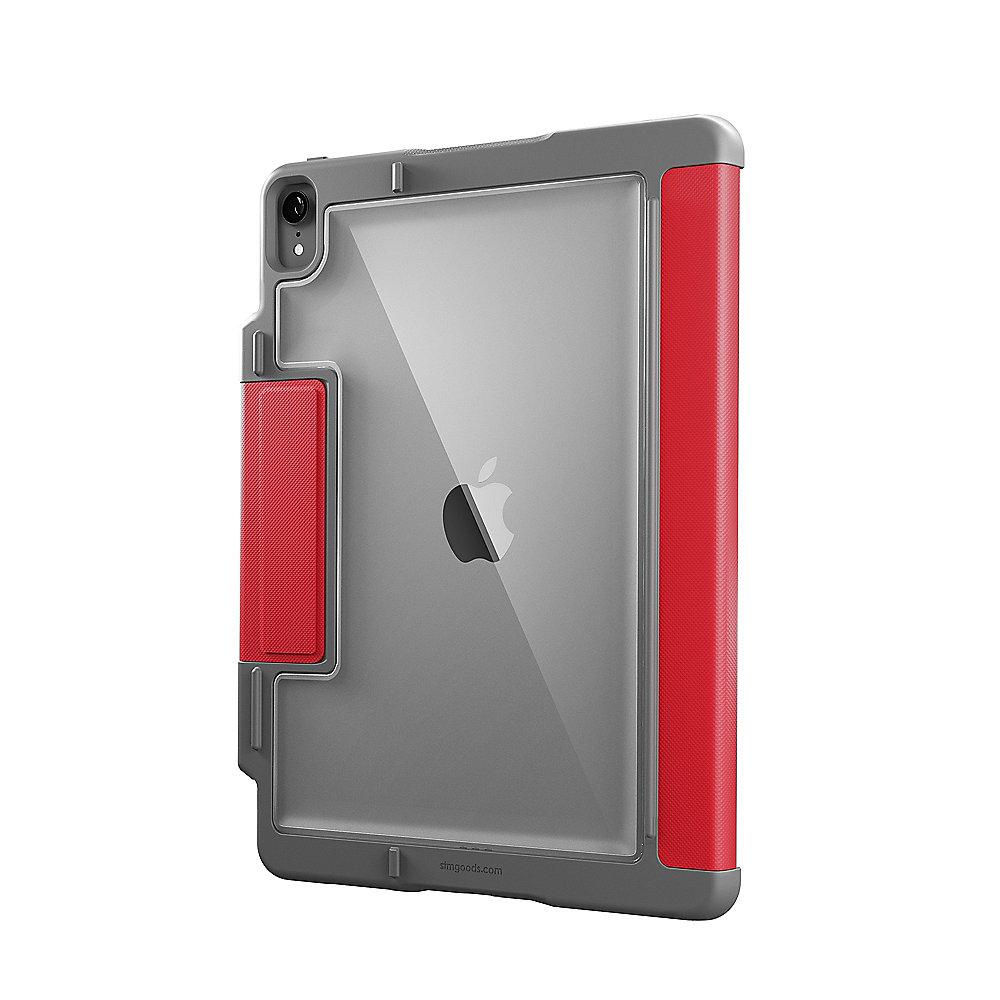 STM STM-222-197L-02 Dux Plus Case Apple 12,9" iPad Pro (2018) rot/transparent