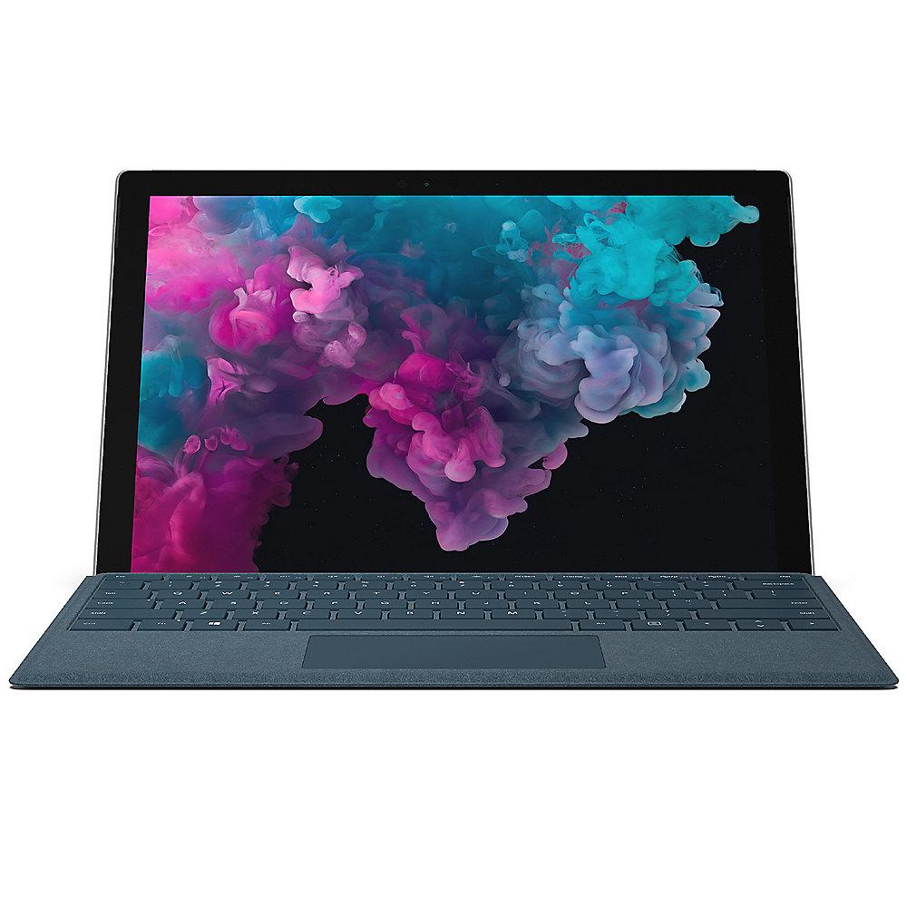 Surface Pro 6 12,3" QHD Platin i5 8GB/256GB SSD Win10 KJT-00003   TC Blau