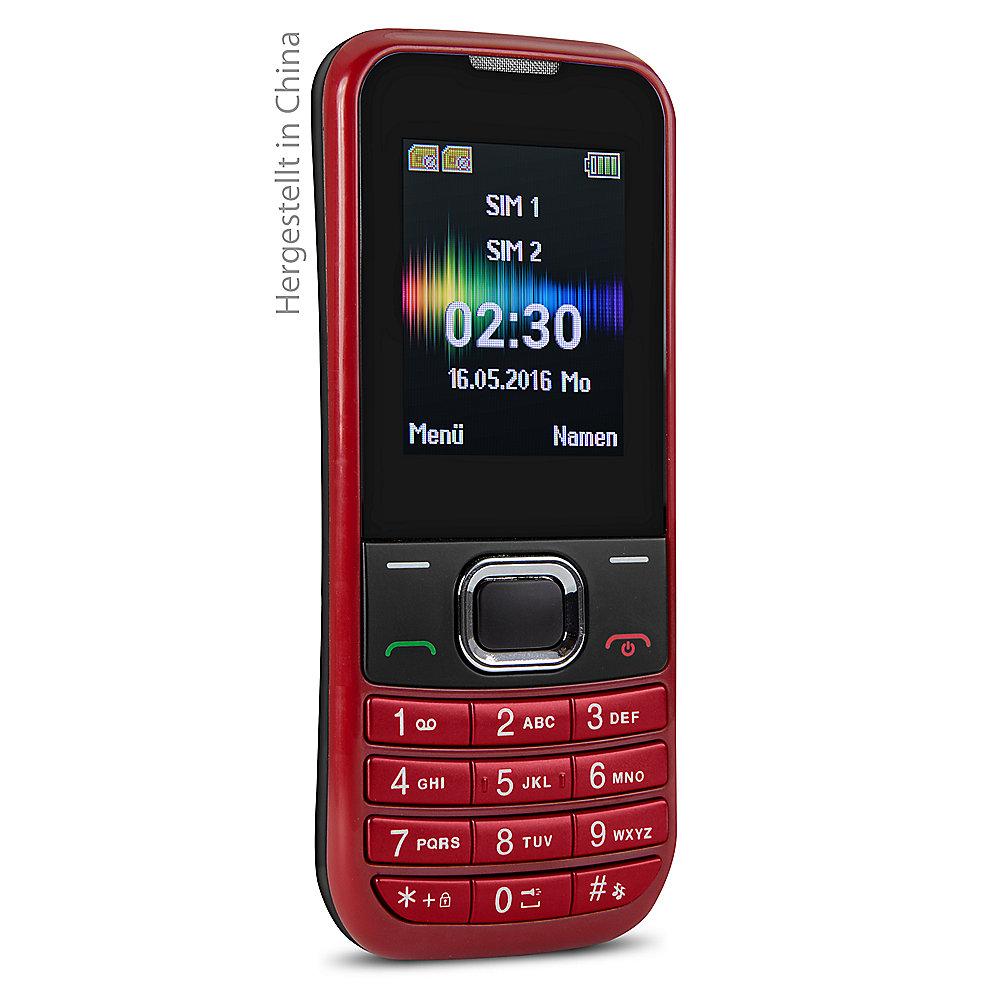 swisstone SC 230 Dual-SIM rot GSM Mobiltelefon