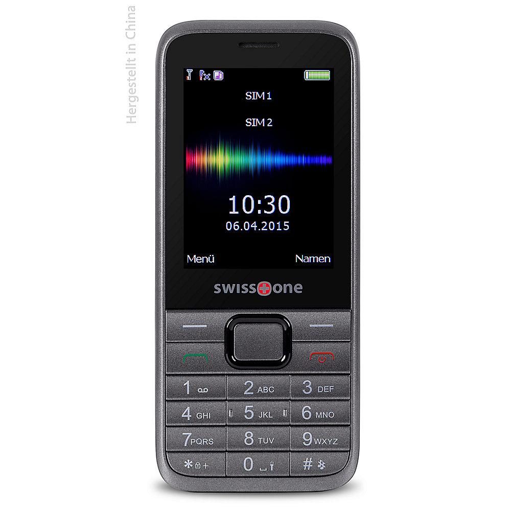 swisstone SC 560 Dual-SIM grau 1,3MP GSM Mobiltelefon, swisstone, SC, 560, Dual-SIM, grau, 1,3MP, GSM, Mobiltelefon