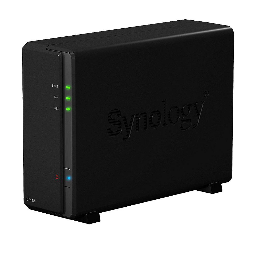 Synology DS118 NAS System 1-Bay 3TB inkl. 1x 3TB Seagate ST3000VN007