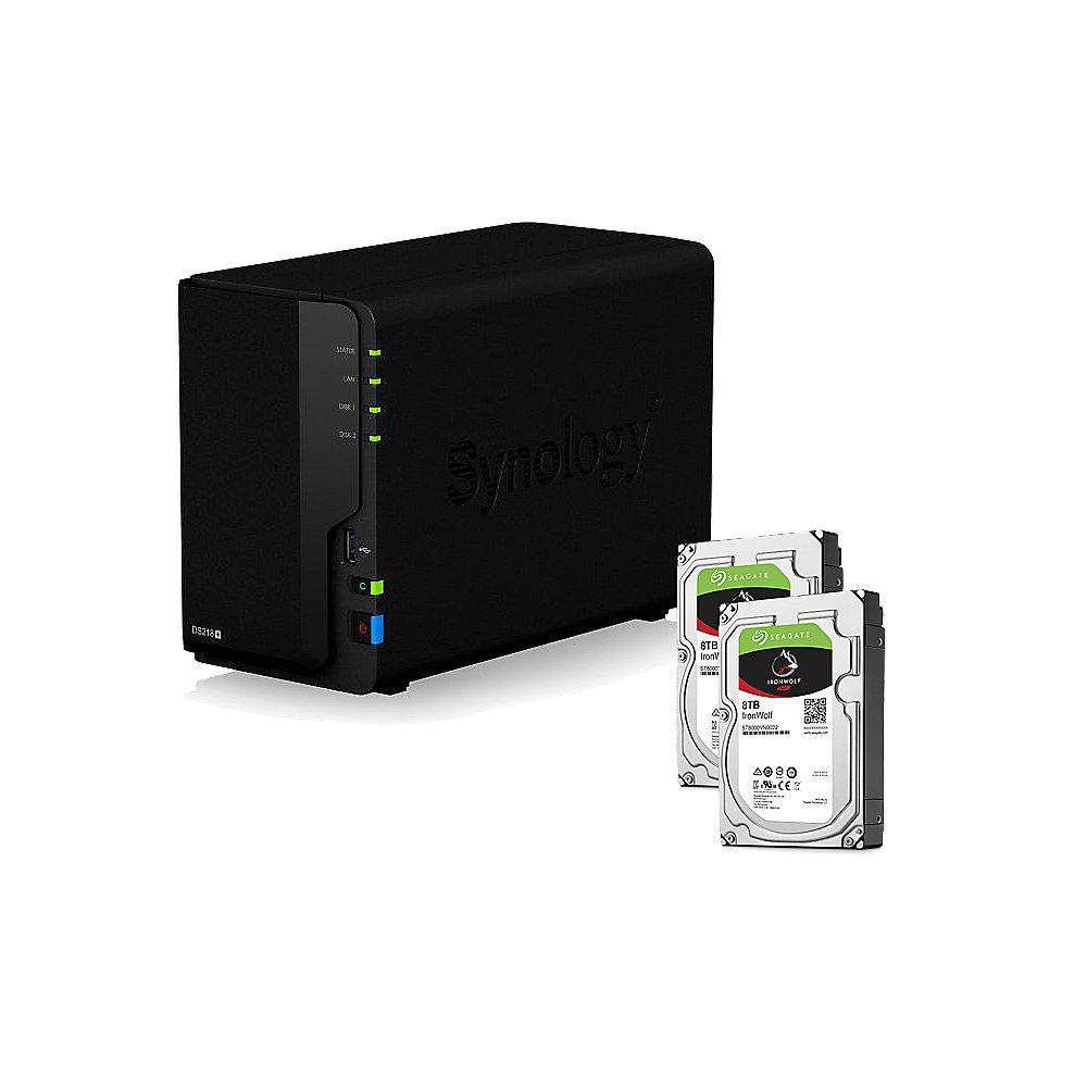 Synology DS218  NAS System 2-Bay 16TB inkl. 2x 8TB Seagate ST8000VN0022