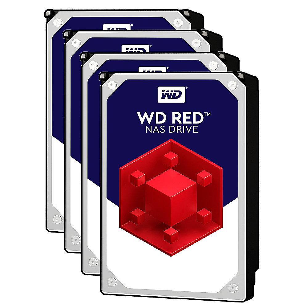 Synology Rackstation RS818  NAS 4-Bay 40TB inkl. 4x 10TB WD RED WD100EFAX, Synology, Rackstation, RS818, NAS, 4-Bay, 40TB, inkl., 4x, 10TB, WD, RED, WD100EFAX