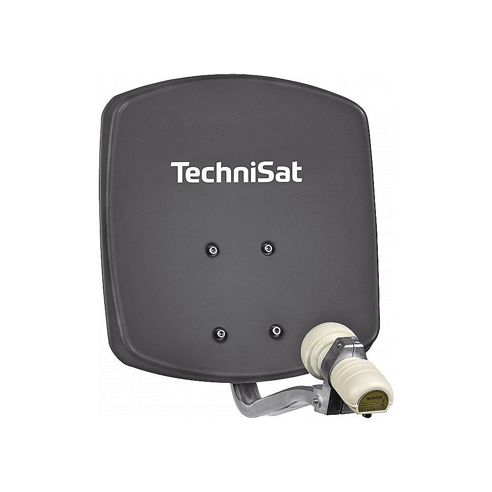 TechniSat DigiDish 33 mit Universal-Twin-LNB, grau