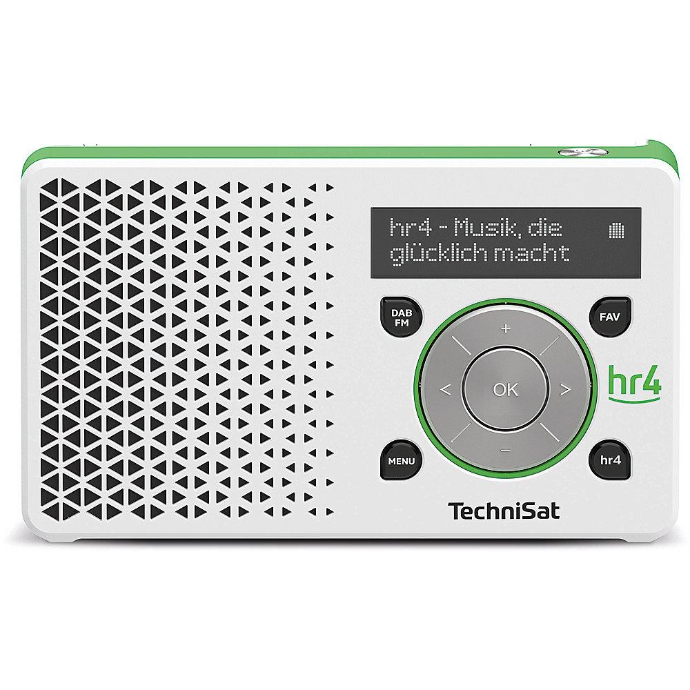 Technisat DIGITRADIO 1, hr4 Edition, weiß/grün UKW/DAB  mit Akku Netzteil