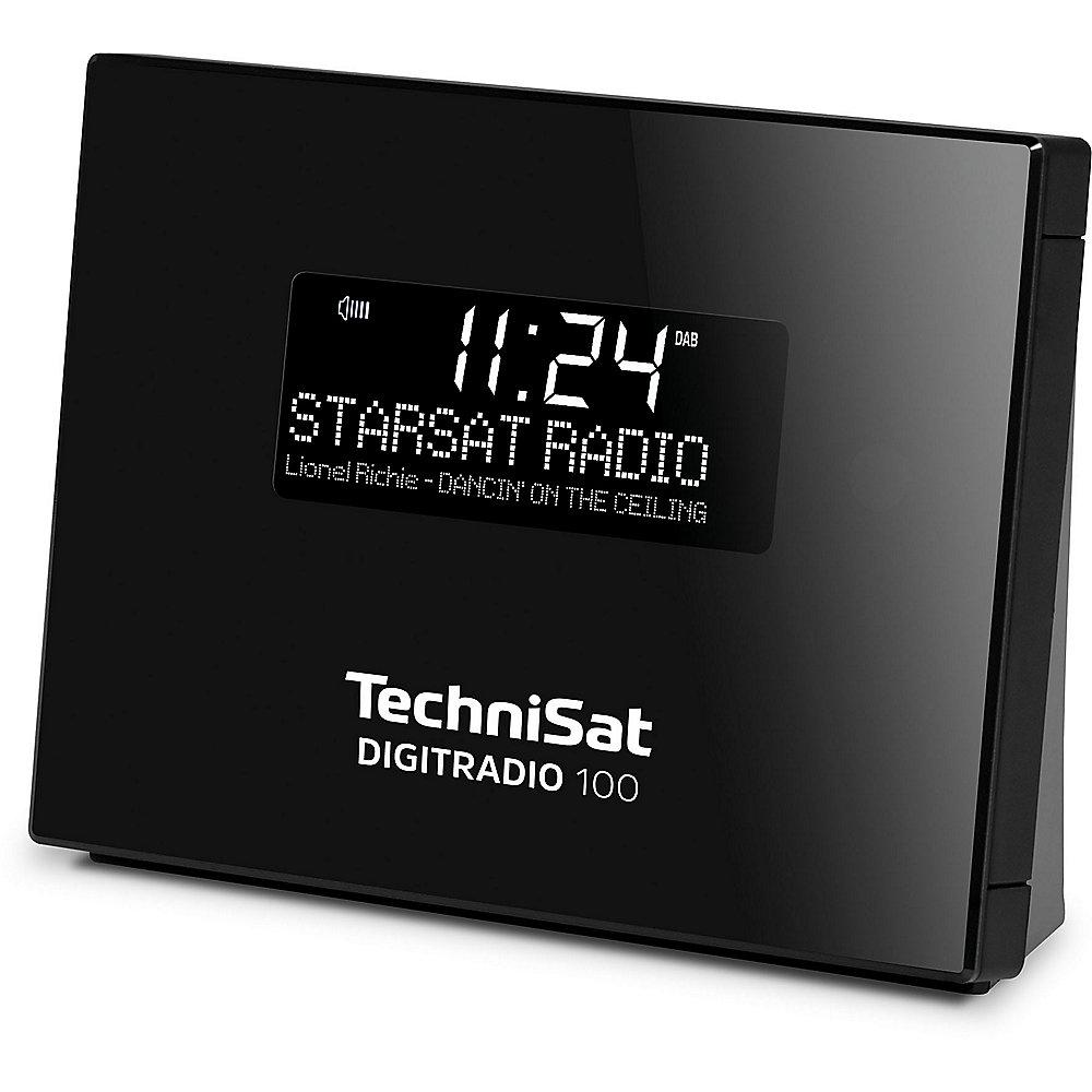 TechniSat DIGITRADIO 100, schwarz, UKW/DAB  Radio-Empfänger