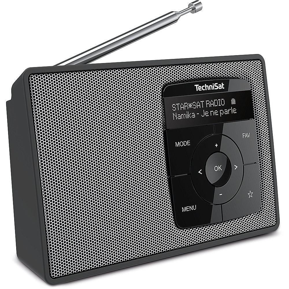 TechniSat DIGITRADIO 2, schwarz/silber UKW/DAB  Mono Bluetooth