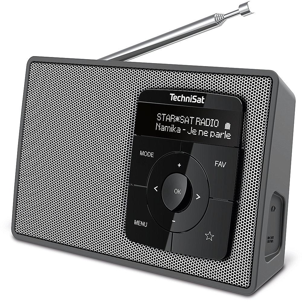 TechniSat DIGITRADIO 2, schwarz/silber UKW/DAB  Mono Bluetooth