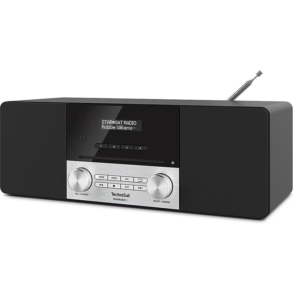 TechniSat DIGITRADIO 3 schwarz/silber CD UKW/DAB  Stereo Bluetooth