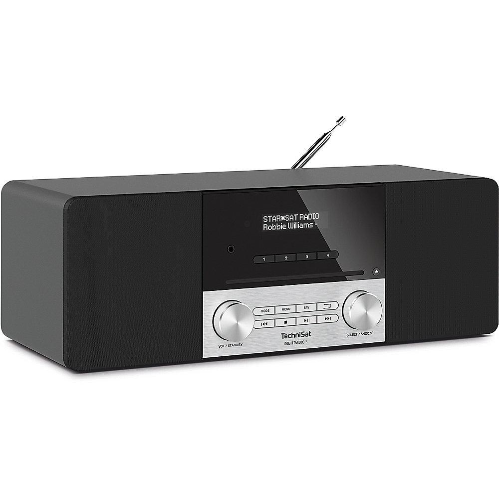 TechniSat DIGITRADIO 3 schwarz/silber CD UKW/DAB  Stereo Bluetooth, TechniSat, DIGITRADIO, 3, schwarz/silber, CD, UKW/DAB, Stereo, Bluetooth