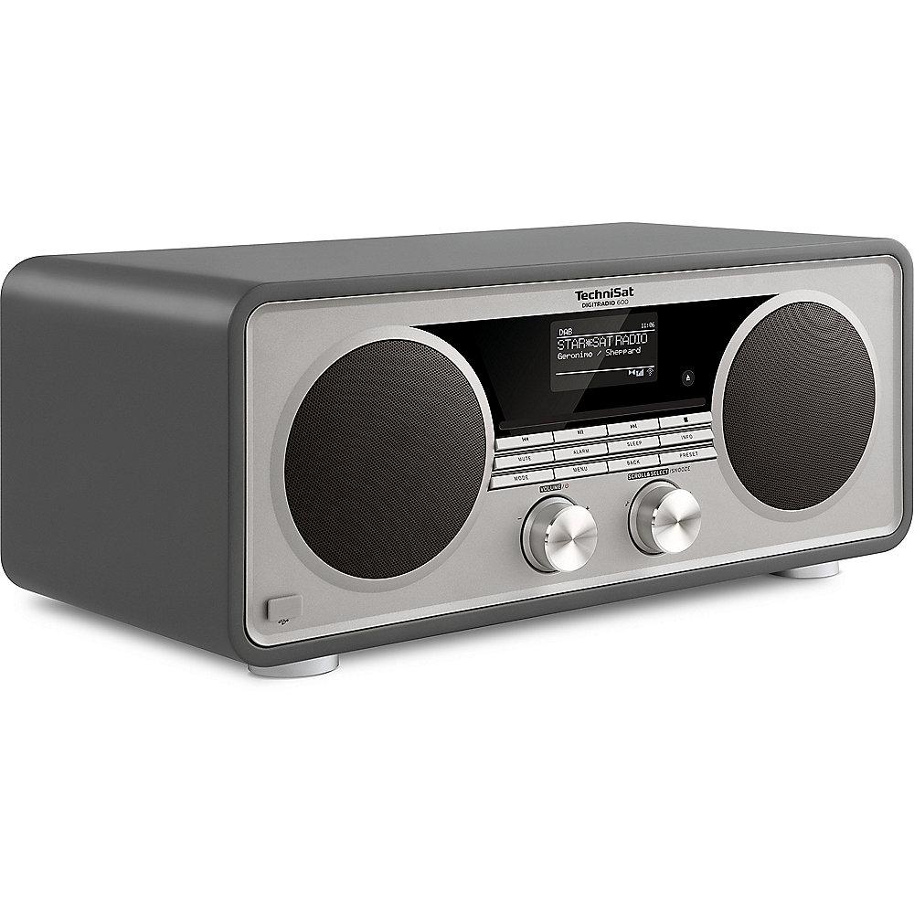 TechniSat DIGITRADIO 600, UKW/DAB /WLAN Multiroom CD-Player Bluetooth anthrazit