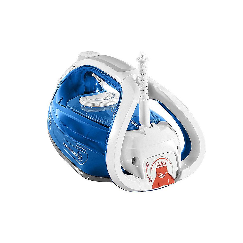 Tefal FV 4964 Ultragliss Anti-Calc Dampfbügeleisen 2.500 W weiss/blau