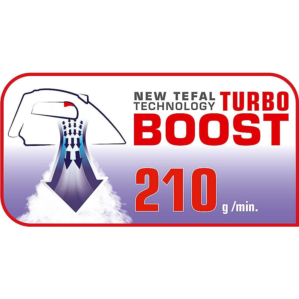 Tefal FV5625 Turbo Pro Precision Dampfbügeleisen weiß/gold