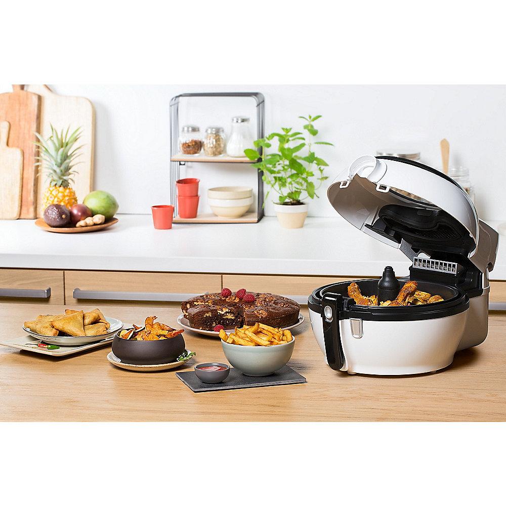 Tefal FZ7600 ActiFry Genius Fritteuse Silber/Schwarz 1,2kg