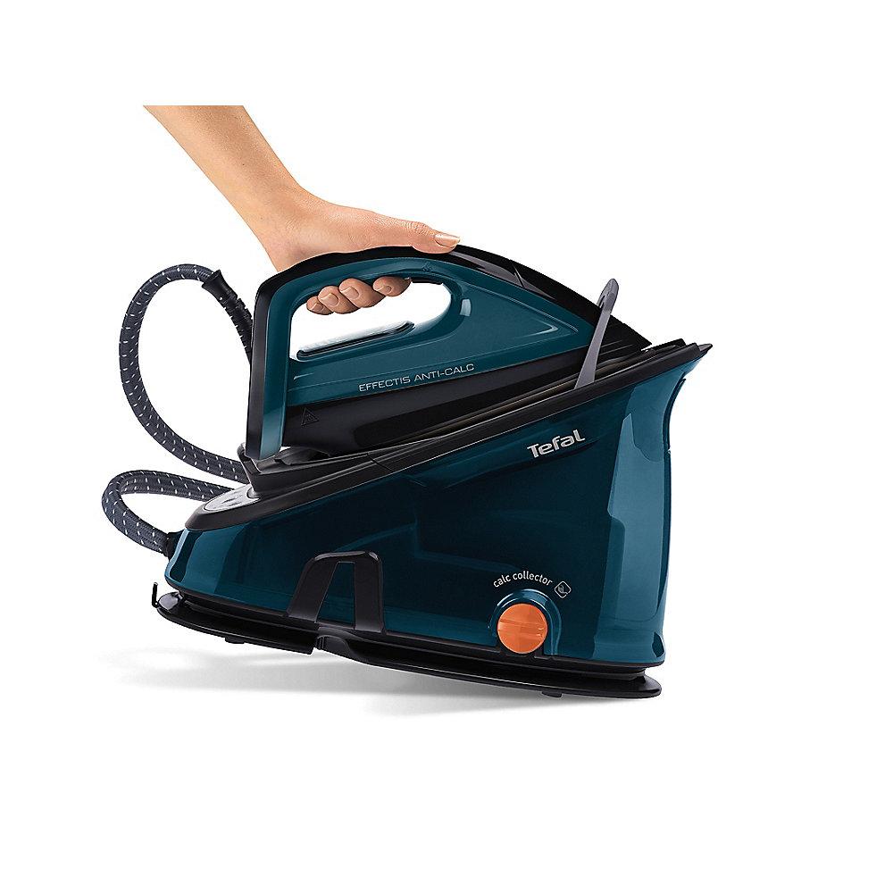 Tefal GV 6839 Effectis Anti-Calc Dampfbügelstation 6,5 bar schwarz/grün